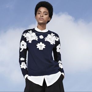 Victoria Beckham x Target Floral Lace Appliqué Top